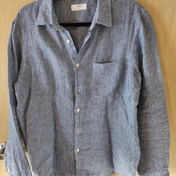 Uniqlo Premium Linen Long-Sleeve Shirt (Size M) - 5 Different Colors - Picture 11 of 11